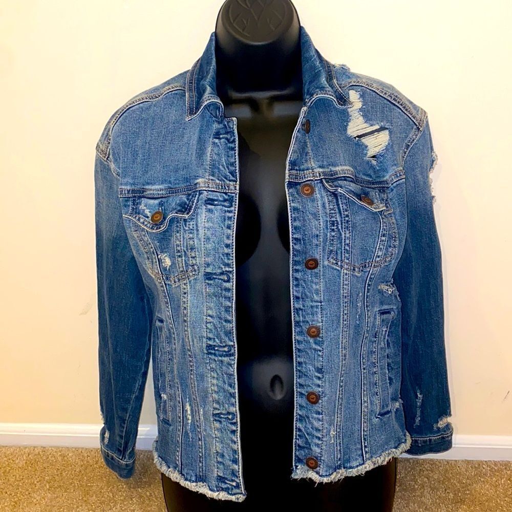 Hollister Denim Jacket Sz XS